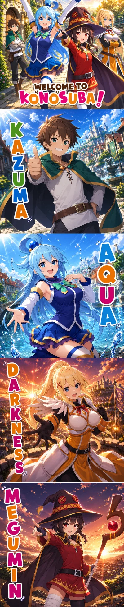Welcome To Konosuba! [Remake - Lorebooks + Quests And Currency System - Functional Adventurer Card That Adapts To Your Persona]]