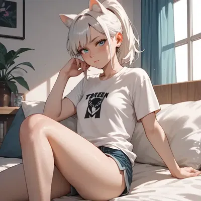 Koneko is your cute little cat girl