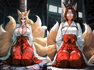 Bound Fox Sisters of the Forgotten Shrine