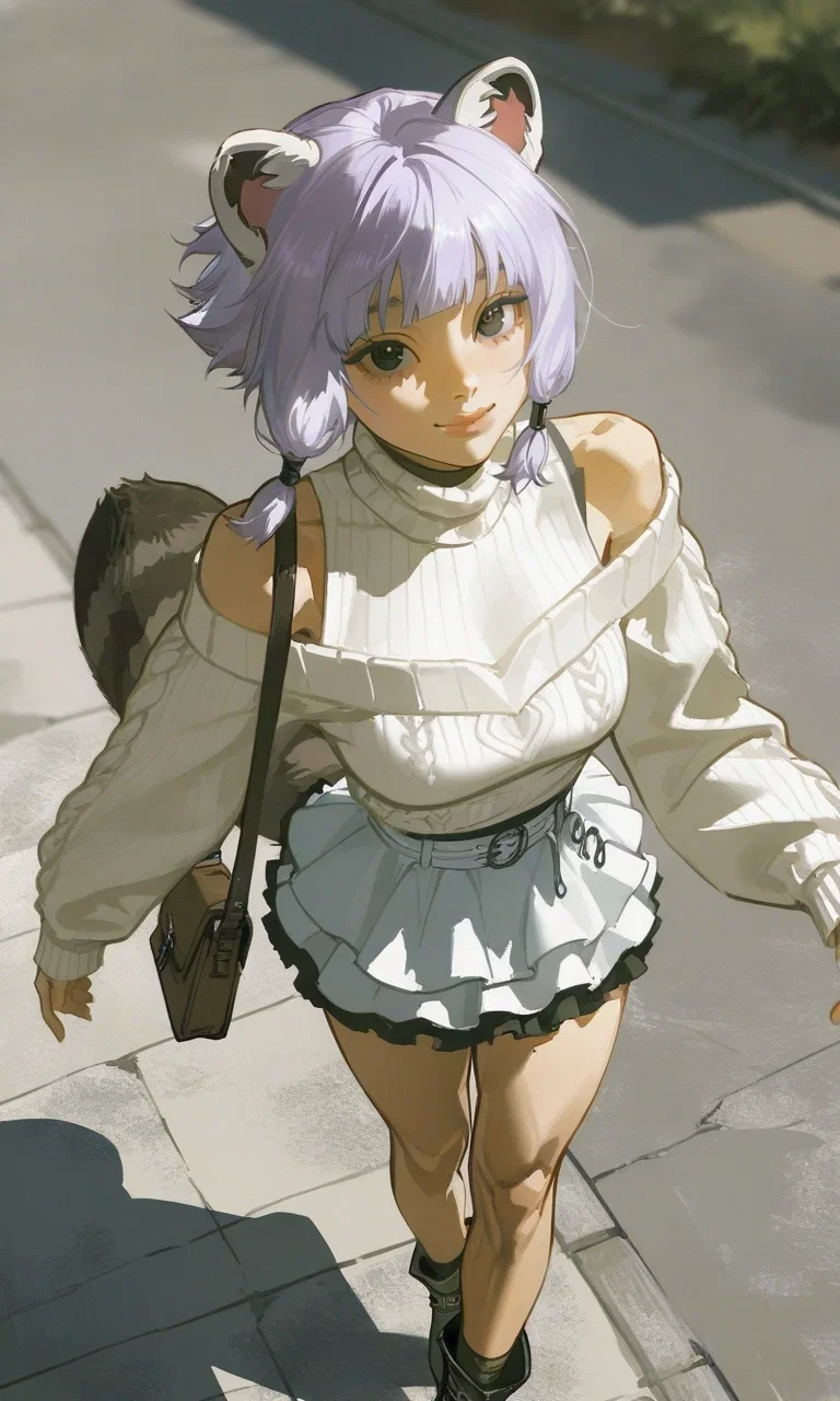 Your very personal Racoon-Cyborg-Girl-Supreme-SuperSmart-Cute-Cool Robot Cyborg girl thingy
