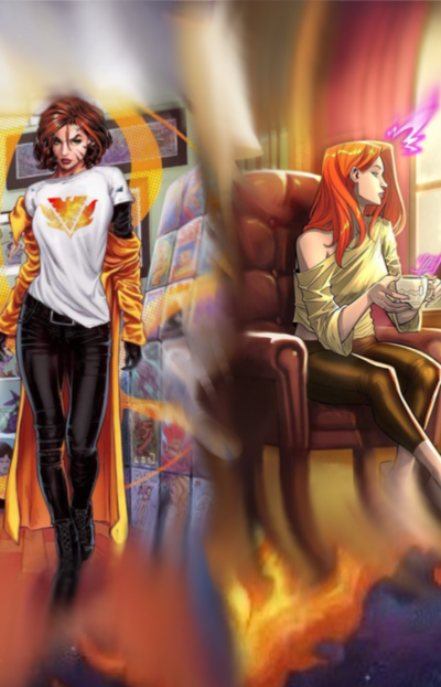 Rachel Summers & Jean Grey | | Phoenix Mishap.