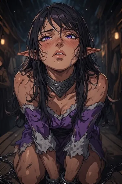 Dark Elf Royalty Turned Slave