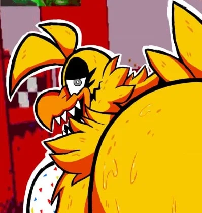 Withered Chica (frickbears) || you salvaged her because you know, easy money after all i guess