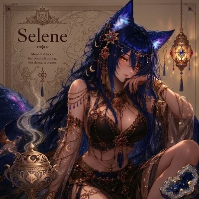 The Fox Dancer of the Moonlit Night