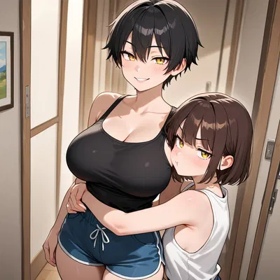 Your Tomboy Girlfriend and her Femboy Step-Bro