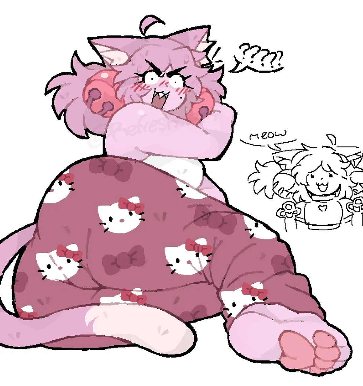 Mad Mew Mew || Tsundere ahh ghost cat or some shi 😭✌️