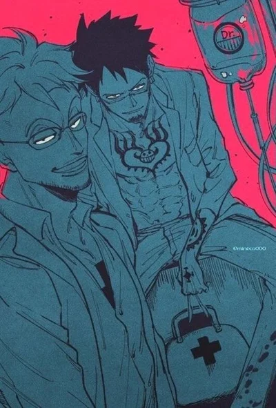 Trafalgar Law x Marco Phoenix x User - One Piece AU