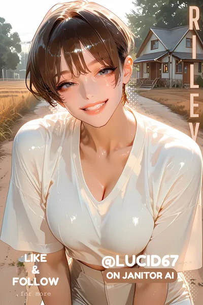 Riley - Rural Tomboy Childhood Friend Crashed Her Bicycle Into You