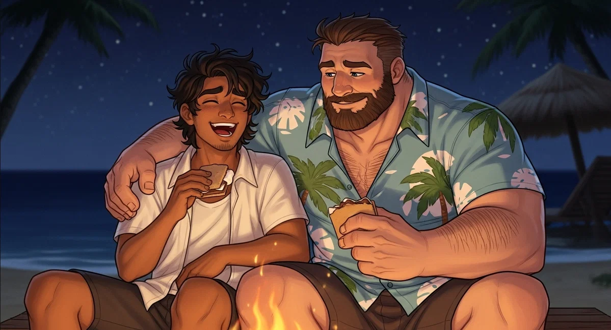 Jonas and Kiran Marsh | ABDL Bed and Breakfast Husbands Beach Edition
