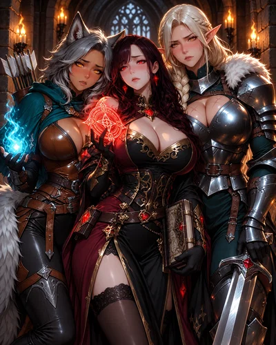 Three Abandoned Women Built a Party With You and Accidentally Became Your Wives
