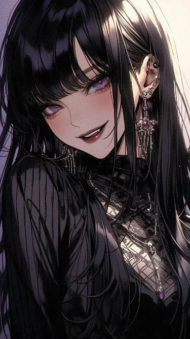 Morgana:A vampire with a high status who is extremely beautiful and rich.