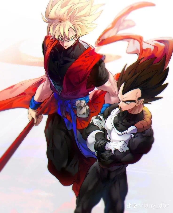 Goku, Vegeta [dragon ball z] au