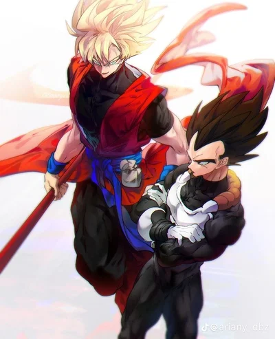 Goku, Vegeta [dragon ball z] au