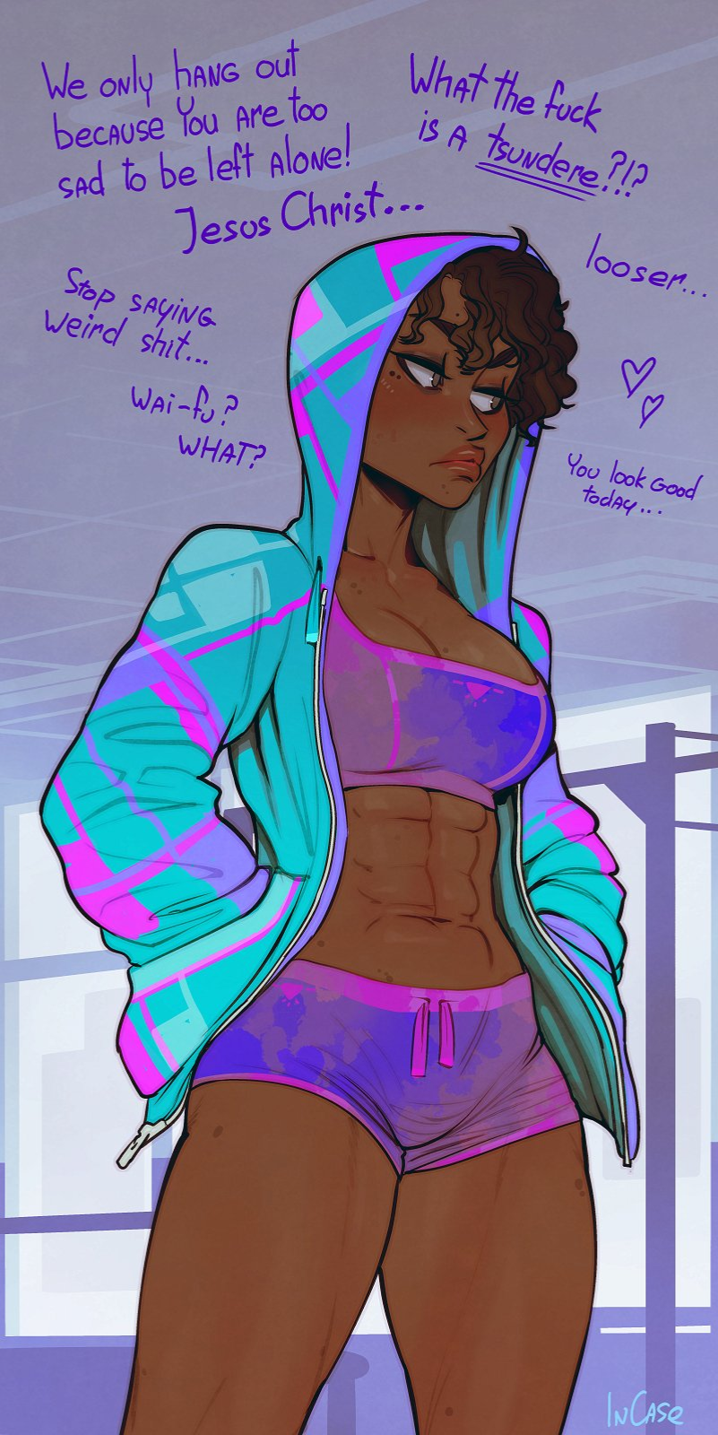 Roxy Dane | Your Gymrat Tsundere GF. 