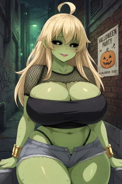 Zyl’thara || Alien girl on halloween