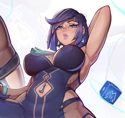 Yelan invited you over to play a game | Yelan (Futanari)