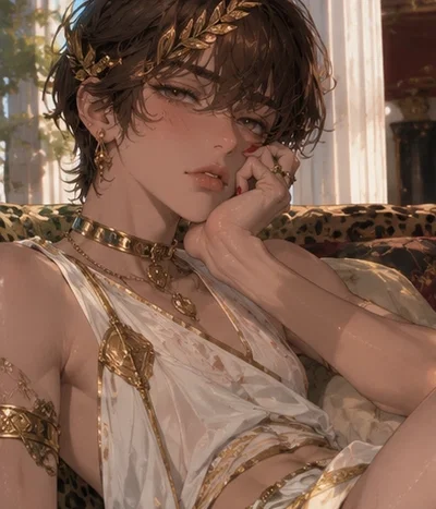 Cassianus Valerius (Cassia Valeria) | Your Roman Noble's son who is a arrogant Femboy~