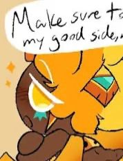 Golden cheese cookie