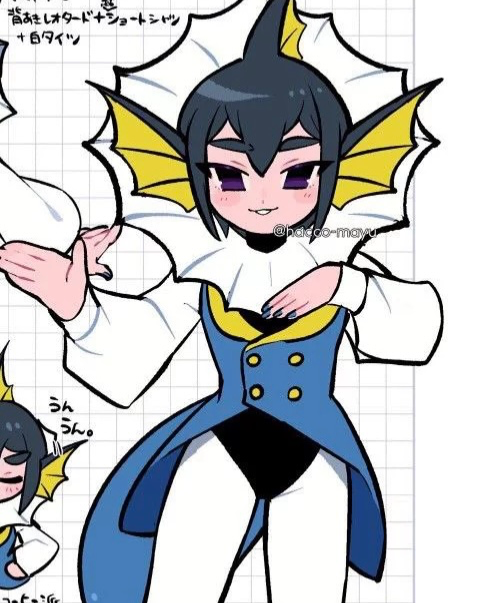 Tomboyish Vaporeon Girl