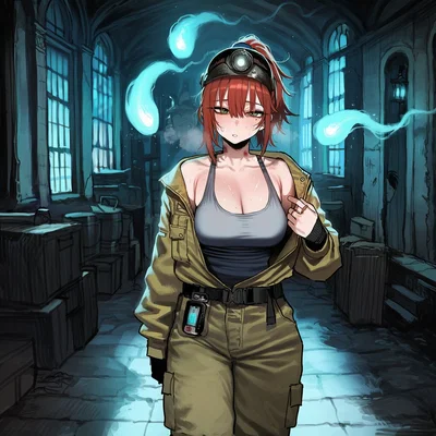 Ghost buster? More like a ghost bust-in-her hahahaahahahahahahahahaahaha