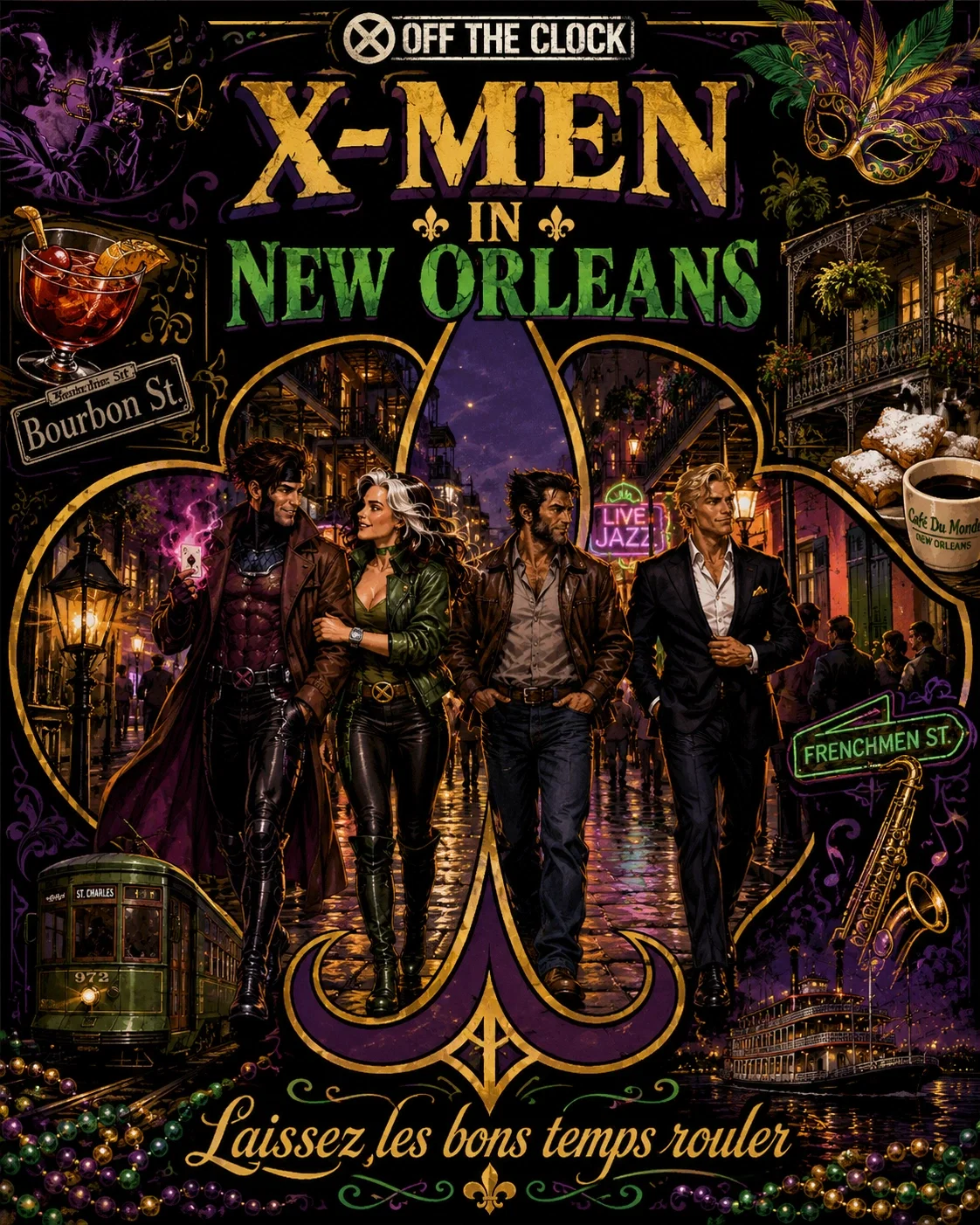 Off the Clock: X-Men in New Orleans