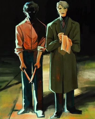 Hannibal Lecter and Will Graham