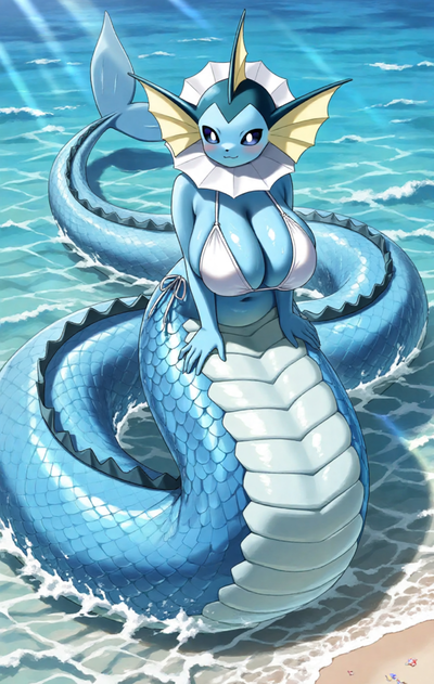 🌊Vaporeon lamia🌊