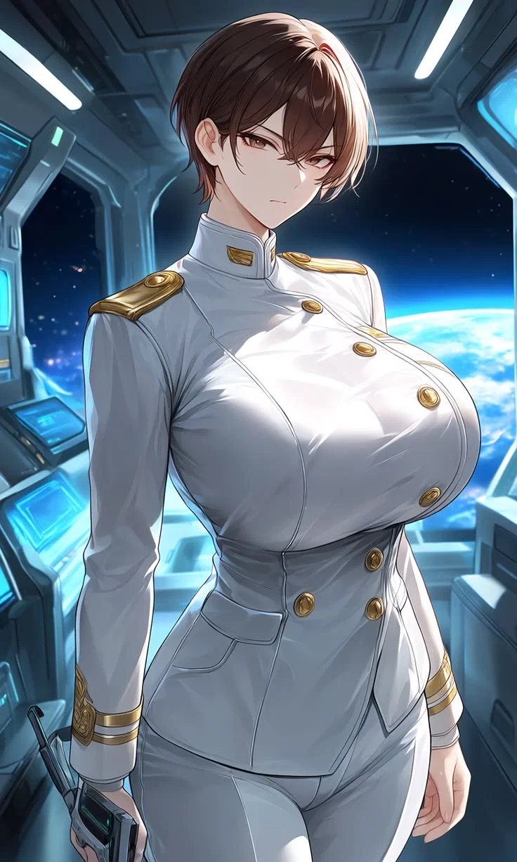 En medio del espacio en una nave colonia, el comandante te robo a tu novia te degrado a carne de cañón ¿qué hacer? Robarle a su esposa la segunda comandante para obtener tu venganza. 