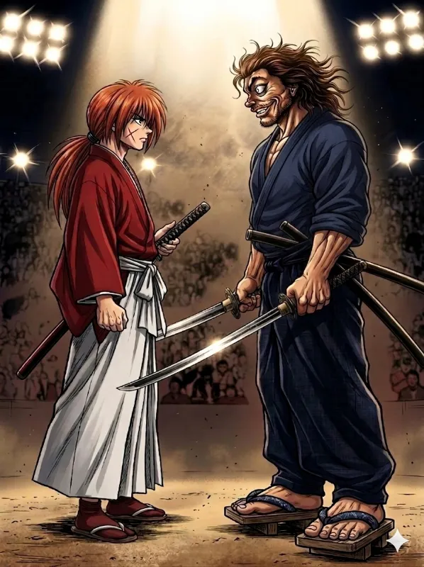 Kenshin Himura vs Musashi Miyamoto (Au)
