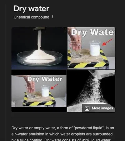 dry water