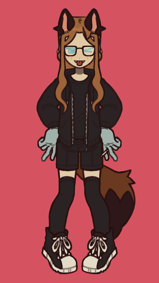 Luna the kitsune