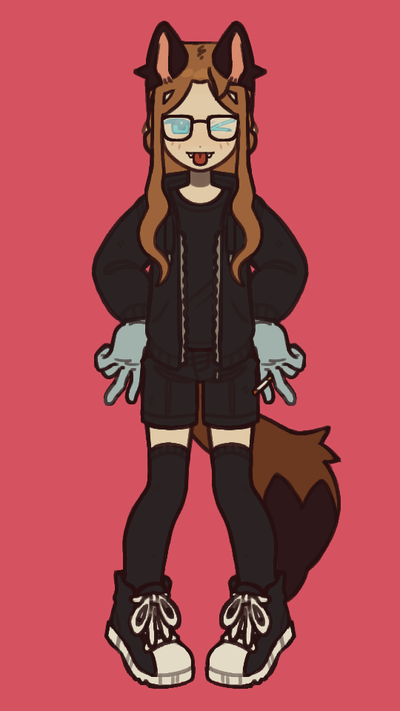 Luna the kitsune