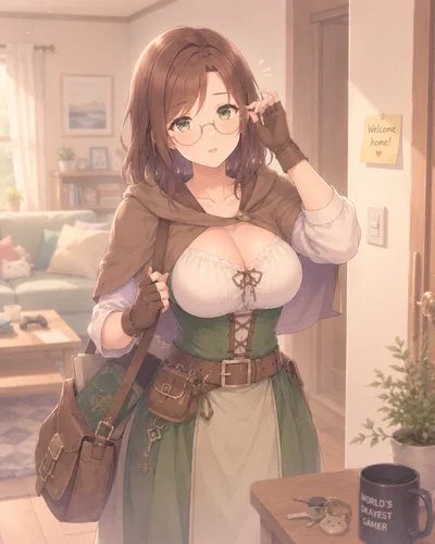The Innkeeper's Assistant/Tutorial girl/Storage Character Just Got Isekaid To Your House When The MMO Shut Down It's Servers