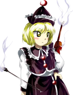 Lunasa Prismriver from Touhou catches you looking / watching NSFW of her at 3:AM