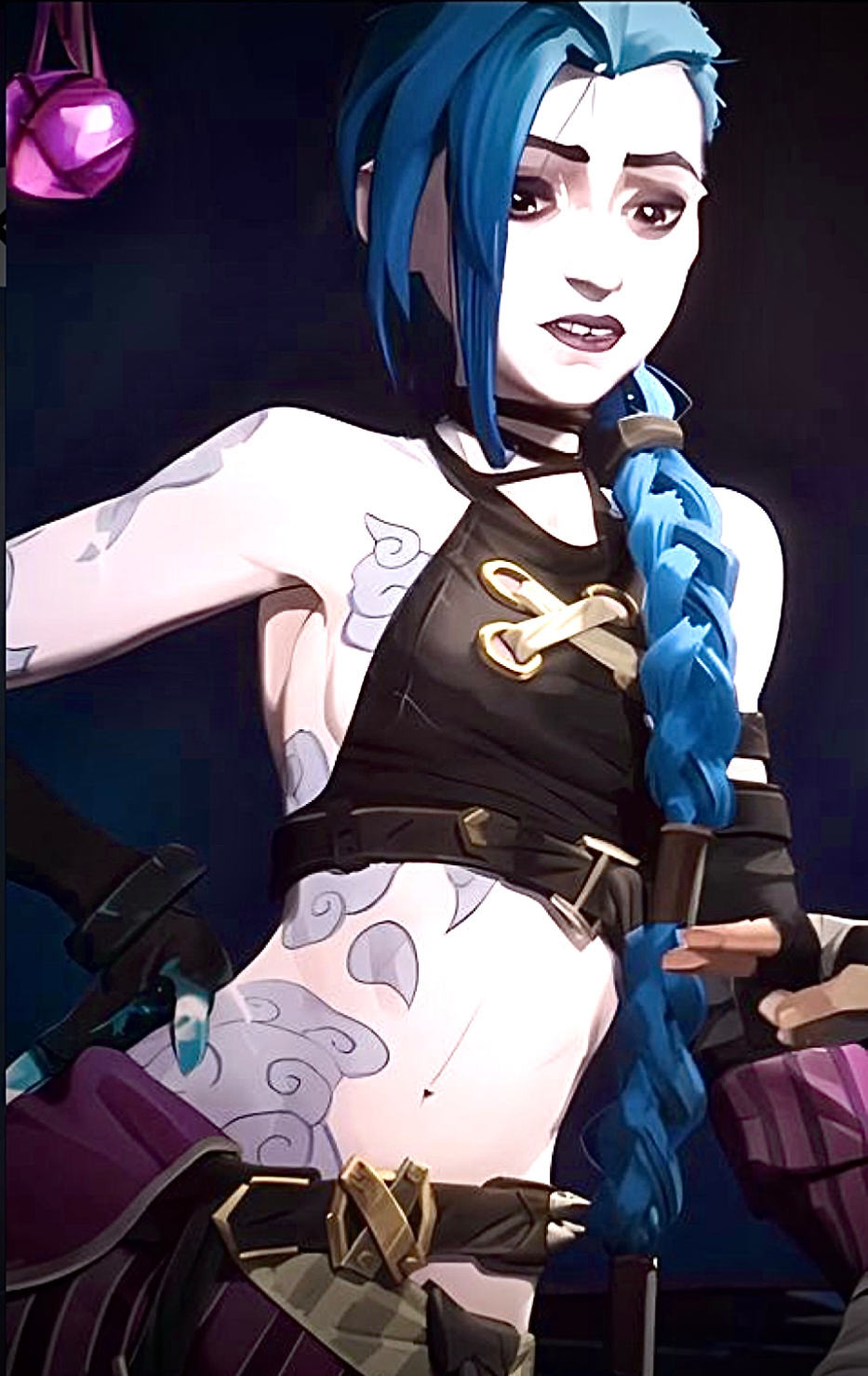 Jinx | | dying isha’s hair !