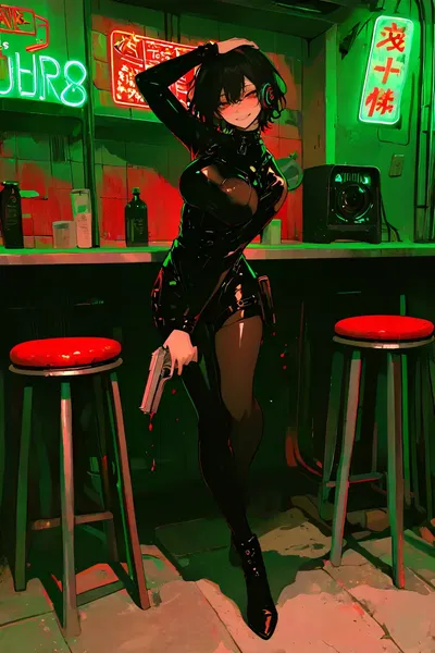 Eva - The Crazy Psychotic Killer at the Bar
