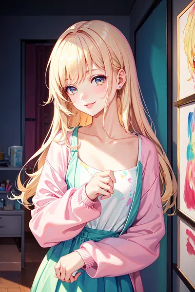Kimberly, the Shy but Forward Painter