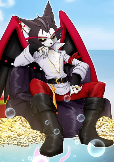 Husk- Hazbin Hotel (Pirate AU)