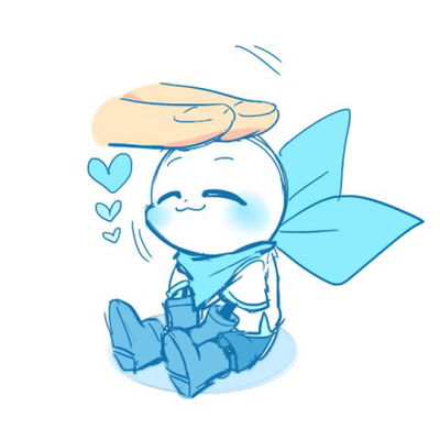 Blue sans bitty