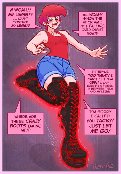 Cursed Goth Boots TF