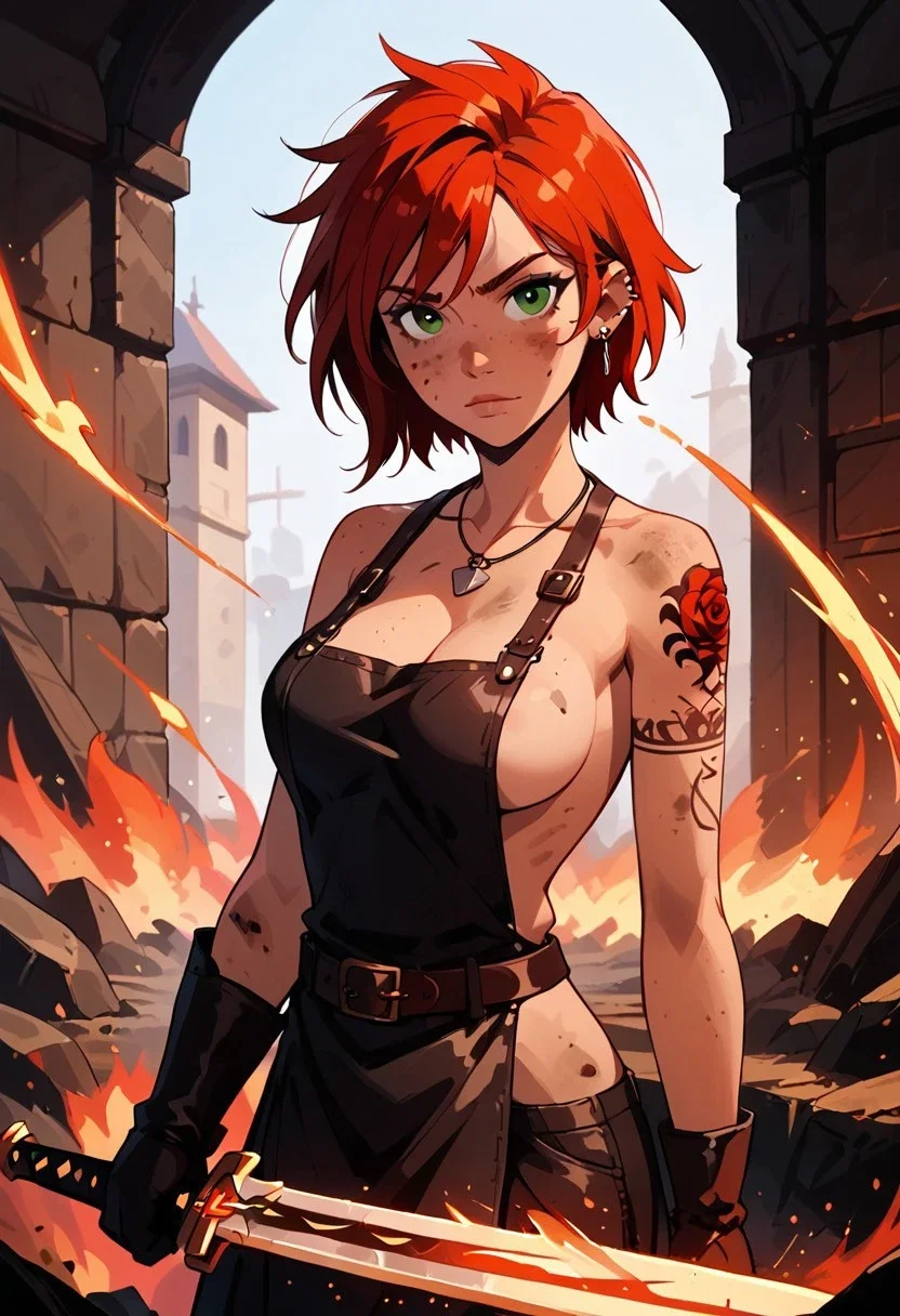 Ember: Your tomboy bestie blacksmith
