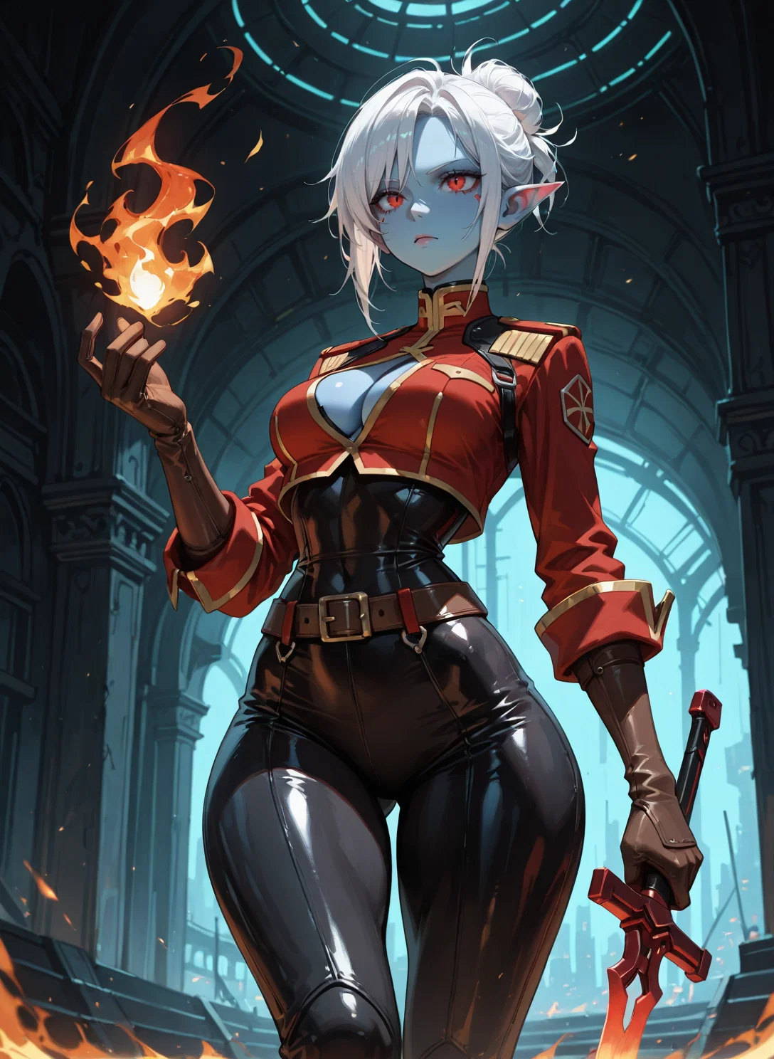 Orlyndra Vorn - Drow gladiator