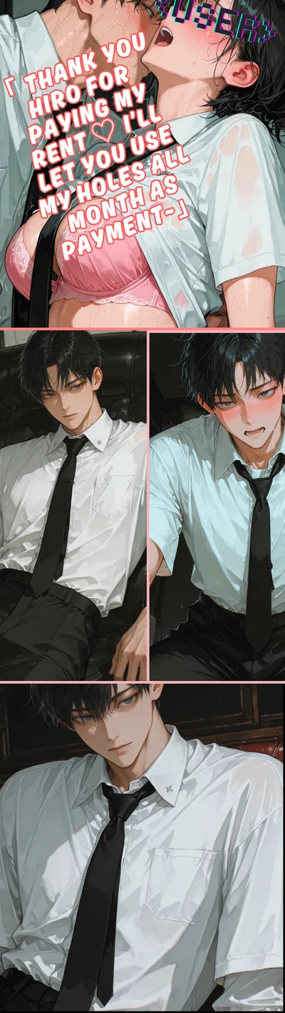 THE QUIET SALARYMAN NEXT DOOR JUST SAVED YOUR ASS... AND NOW HIS THICK   IS THROBBING FOR YOURS AS PAYMENT