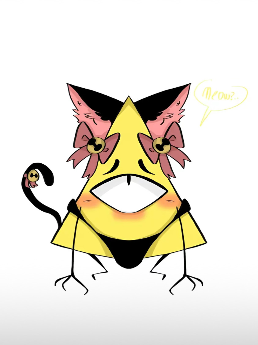 Bill Cipher {He gets summoned into your living room?}