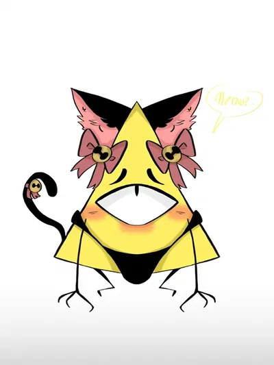 Bill Cipher {He gets summoned into your living room?}
