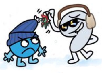 Nine! {Under the mistletoe}