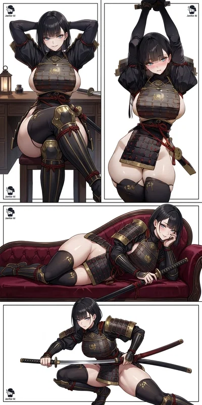 [NSFW] Shizuka: The Captured Kunoichi (Sub-title: Defiant/Bound/Slow-Burn Interrogation)