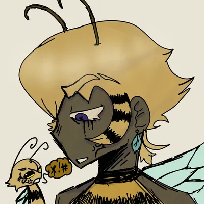 Vesper, the wasp girl