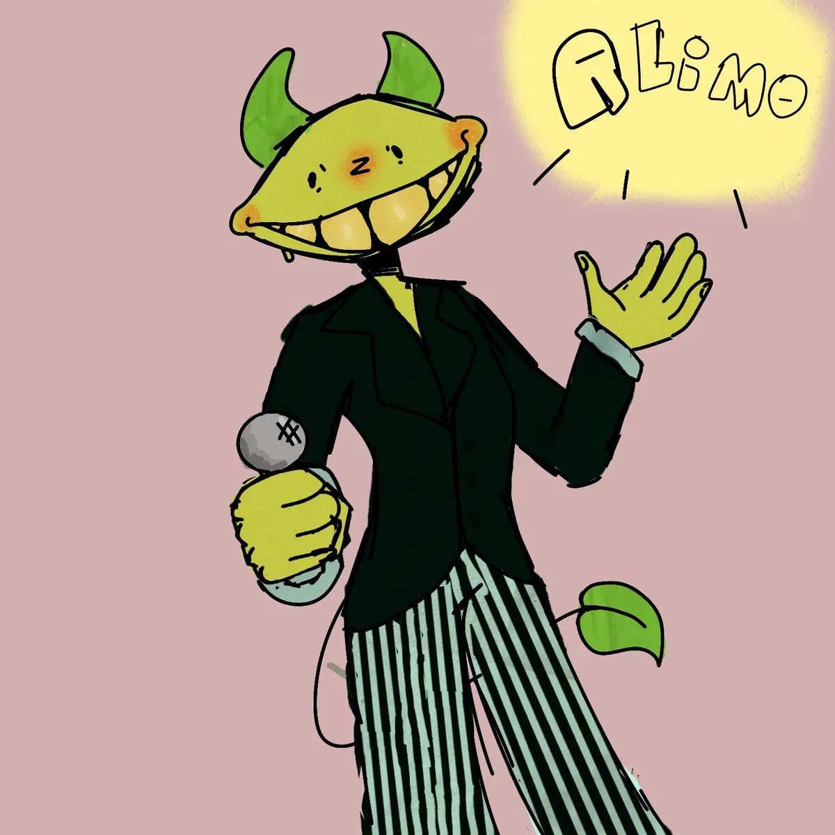 Alimo, your quite literally zesty demon host! 