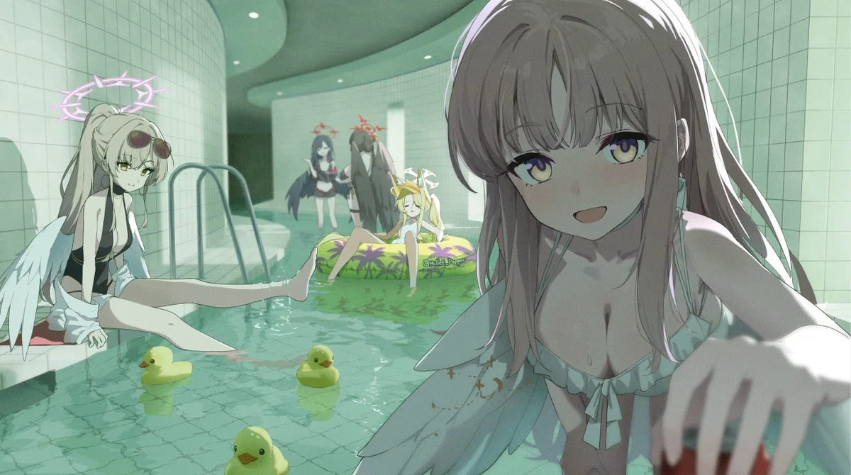 Lost In The Subliminal Poolrooms | The Tea Party + Hasumi & Ichika